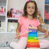 Дитяча дерев'яна іграшка. Ксилофон. Екопродукт. 27х17см
