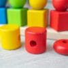Деревянный сортер «Базовые цвета» — первая развивающая игрушка для малышей