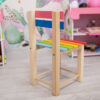 Дитяча дерев'яна іграшка. Стілець кольоровий. Екопродукт. Дитяча кімната. 45х25х25см