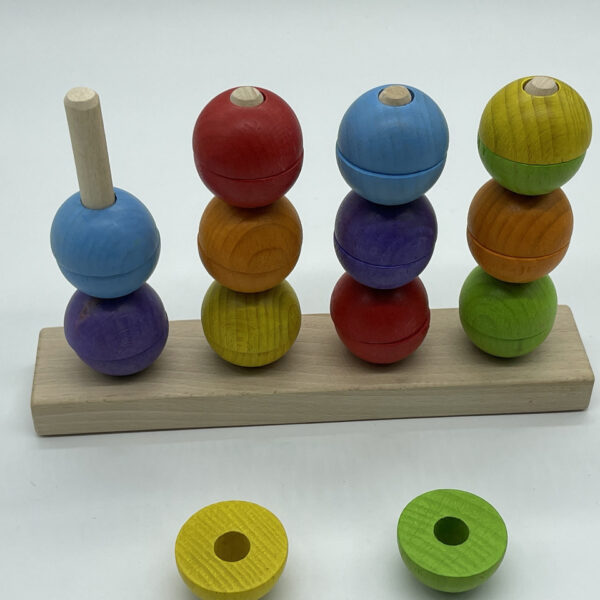 Деревянный Сортер «Цветные полукруги"