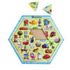 Деревянный пазл-головоломка "Ассорти" шестиугольник