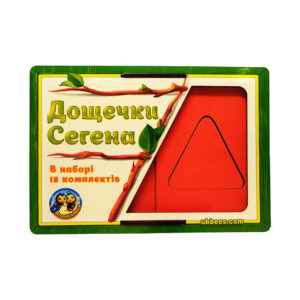 Деревянные досочки Сегена "Фигуры, цвета"
