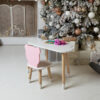 4755594793_bilij-stolik-hmarka Белый столик тучка и стульчик мишка детский розовый. белоснежный детский столик
