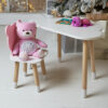 4755594804_bilij-stolik-hmarka Белый столик тучка и стульчик мишка детский розовый. белоснежный детский столик