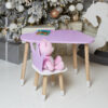 4780738542_dityachij-stolik-hmarka Детский столик тучка и стульчик коронка фиолетовый. Столик для игр, уроков, еды