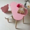 4780741248_dityachij-stolik-tuchka Детский столик тучка и стульчик медвежонок розовые с белым сиденьем. Столик для игр, уроков, еды
