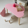 4780741259_dityachij-stolik-tuchka Детский столик тучка и стульчик медвежонок розовые с белым сиденьем. Столик для игр, уроков, еды