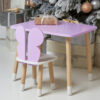 4780745605_fioletovij-pryamokutnij-stolik Фіолетовий прямокутний столик і стільчик дитячий метелик із білим сидінням. Фіолетовий дитячий столик