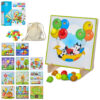 Деревянная игрушка. Игра мозаика, картинки 12 шт, фишки