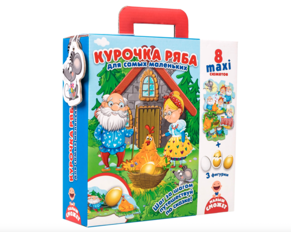 ПОДОРОЖ ПО КАЗЦІ КУРОЧКА РЯБА. VLADI TOYS VT2909-12
