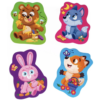 Пазли максі Vladi Toys картонні з грою Малюк Зможе «Лісові звірі»