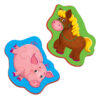 Магнітні бебі-пазли «Свинка та коник»2 Магнітні бебі-пазли «Свинка та коник»2