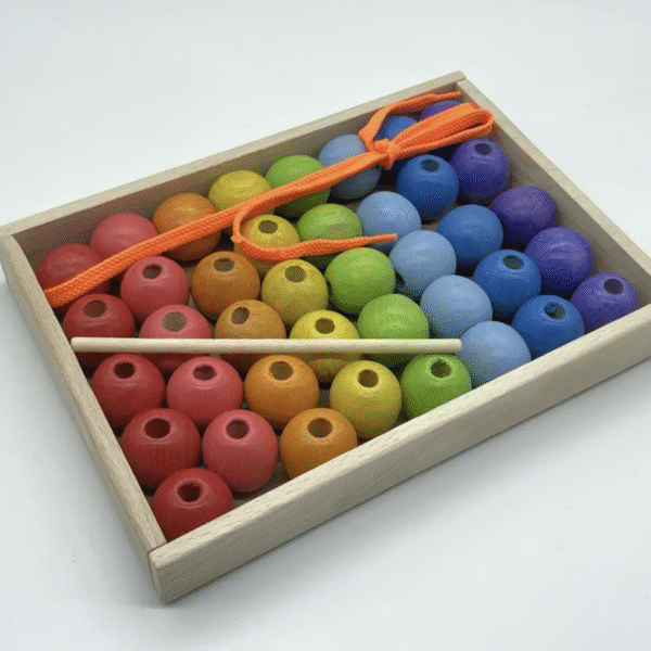 Дерев'яна шнурівка Намисто