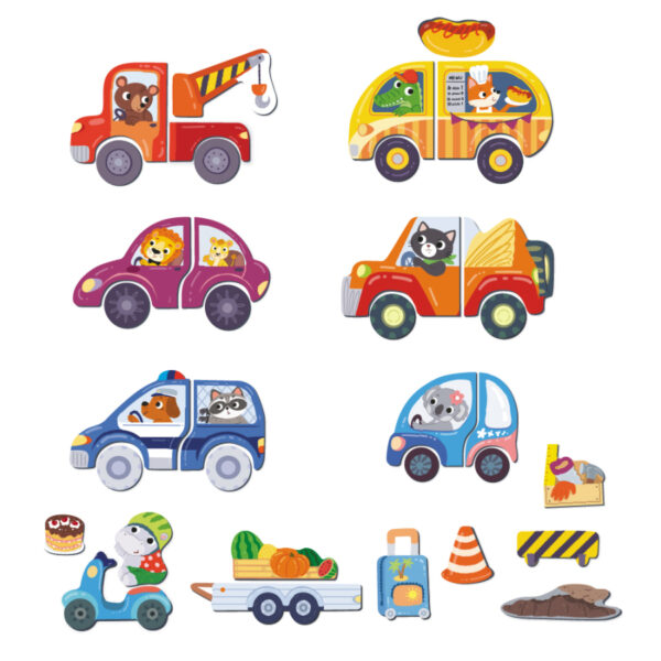 Магнітна гра Dodo Дорожні пригоди 4