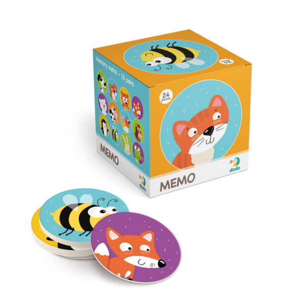 Настільна гра-мемо Dodo Тваринки2 Настільна гра-мемо Dodo Тваринки 1