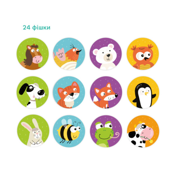 Настільна гра-мемо Dodo Тваринки4 Настільна гра-мемо Dodo Тваринки4