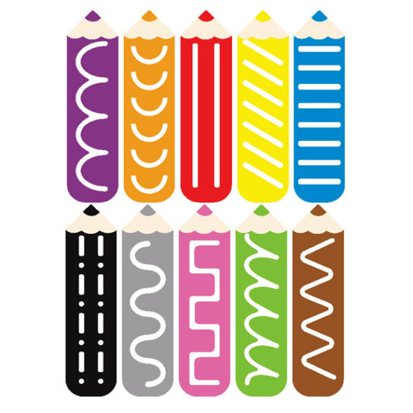 олівчики 2 Графомоторні доріжки Олівчики - РОЗВИТОК МОТОРИКИ