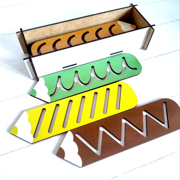 Графомоторні доріжки Олівчики