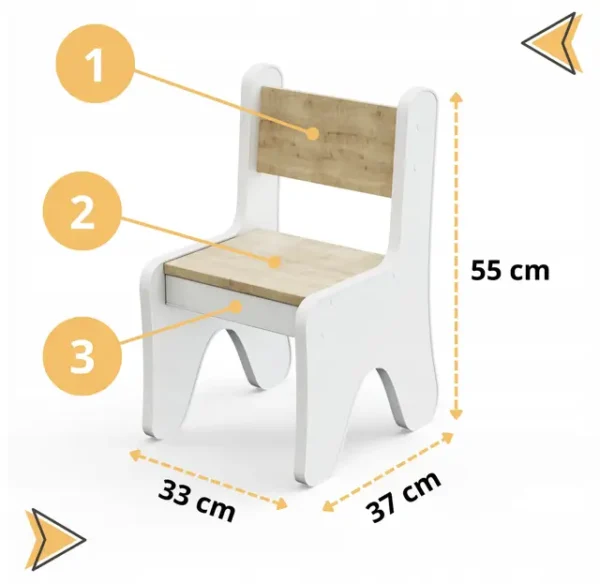 6820285789_w640_h2048_znimok_ekrana_2025_08_27_o_14.47.05 Набор детской мебели: стол с ящиком и стул (белый с деревом)