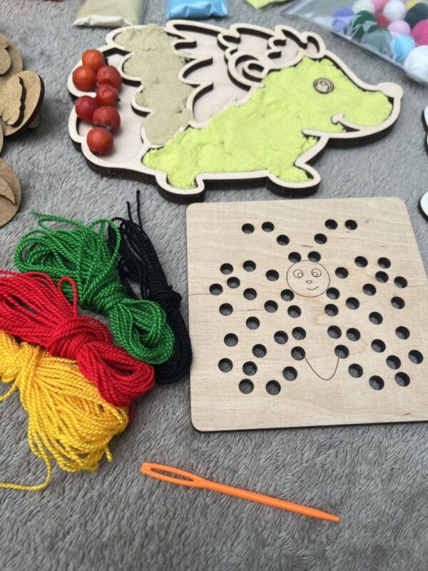 сенсорний набір природа такильні розмальовки