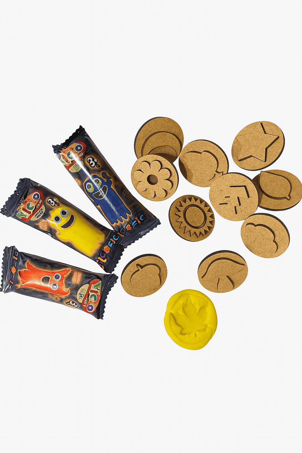 Набір для ігор із тістом “Штампи Природа” Набір для ігор із тістом “Штампи Природа”