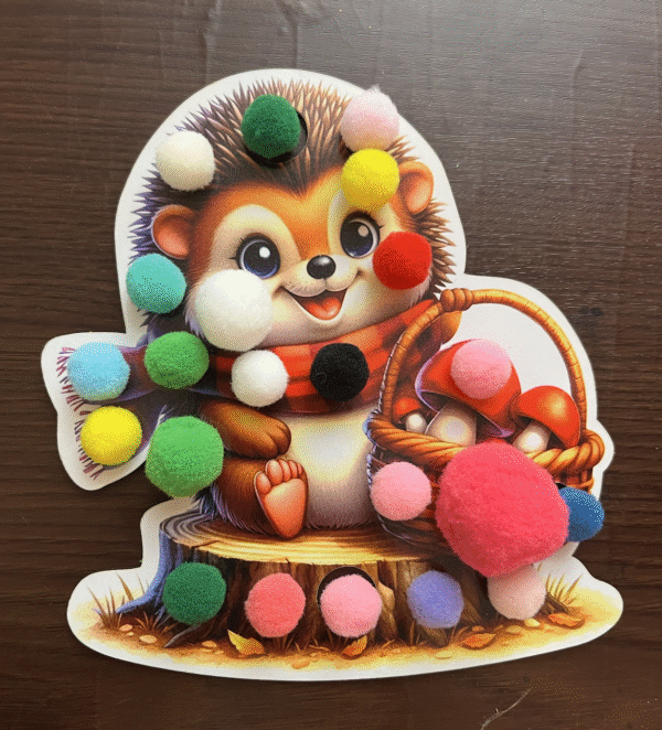 Їжачок сортер Новогодний сенсорный бокс “Ёлочка”