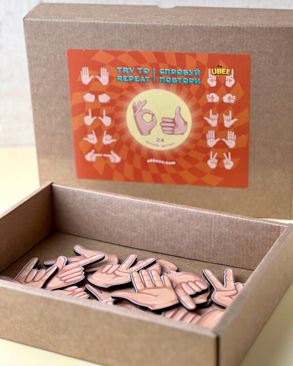 Нейропсихологічна гра «Спробуй повтори» - нейроручки - деревяні ручки