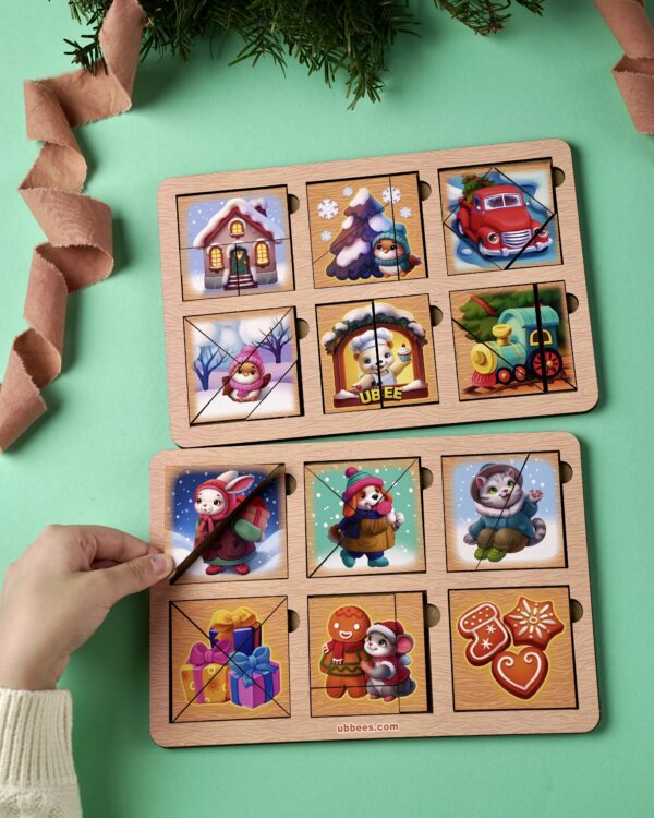 Розвиваюча гра-пазл «Зимові квадрати Нікітіна 1 рівень» фото 5 Розвиваюча гра-пазл «Зимові квадрати Нікітіна 1 рівень» фото 5