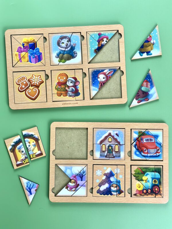 Розвиваюча гра-пазл «Зимові квадрати Нікітіна 1 рівень» фото 11 Розвиваюча гра-пазл «Зимові квадрати Нікітіна 1 рівень» фото 11