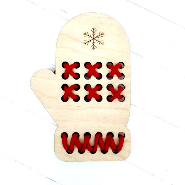 D-01709 шнурівка D-01709_4 шнурівка для малюків із картками збери за зразком