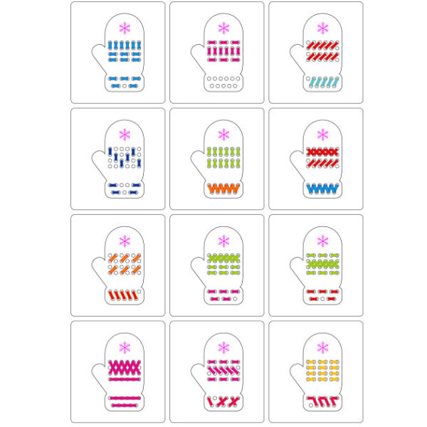 D-01709_1 шнурівка із картками D-01709_1