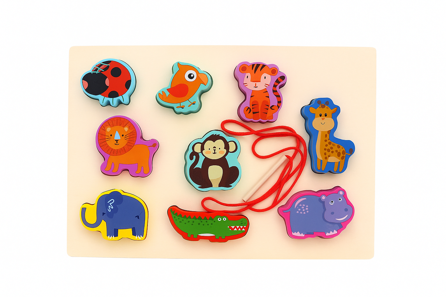 Вкладиші-шнурівка “Тваринки”