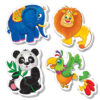 Бебі пазли "Зоопарк" VT1106-85 (слоник, лев, панда та папуга)