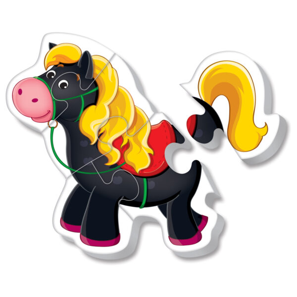 Бебі пазли «Ферма» VladiToys – перші м’які пазли з тваринками 4