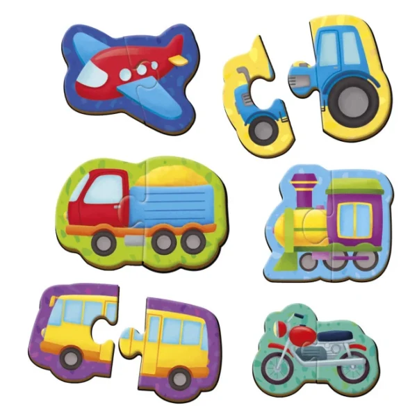 Гра розвиваюча Vladi Toys пазли магнітні "Транспорт" VT1733-02