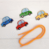 Шнурівка «Автівки» — дерев’яна розвиваюча іграшка для дітей 2–4 років