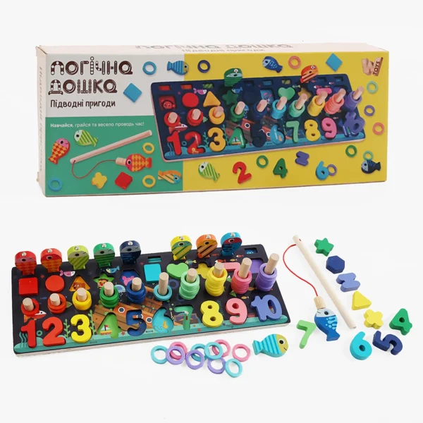 Логическая деревянная доска