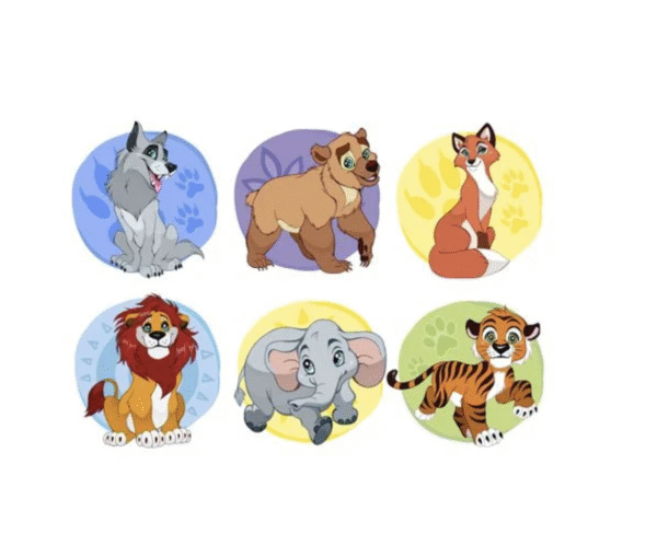 кубики-пазли ДИкі тварини 1