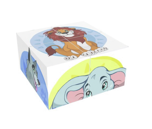 кубики-пазли ДИкі тварини 2