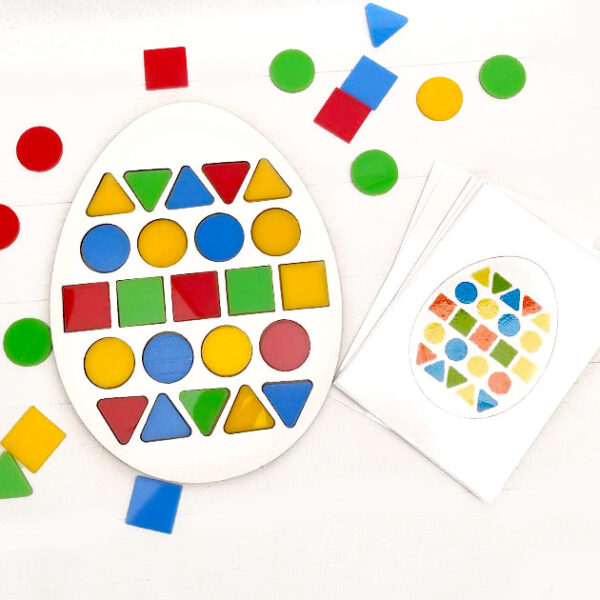 Крашанка з фігурами — розвивальна гра для вивчення кольорів, форм і логіки