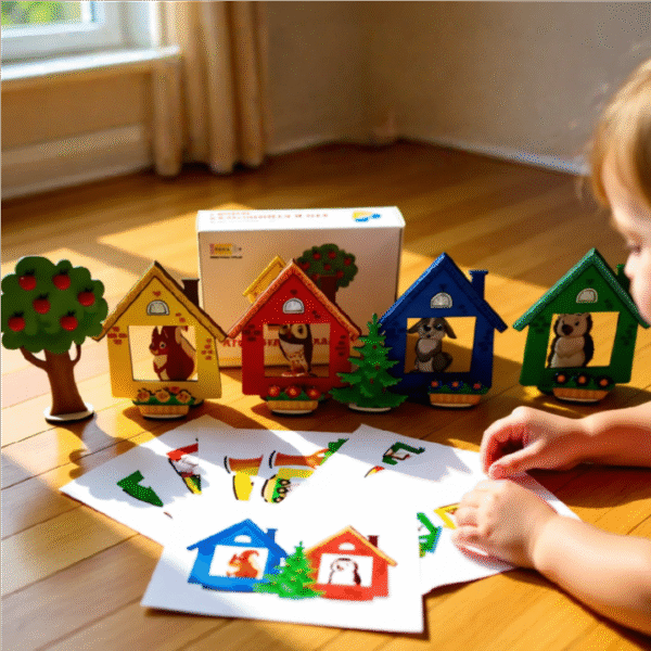 «Хто в будиночках живе?» - логічна гра панорама 1 «Хто в будиночках живе?» - логічна гра панорама 1