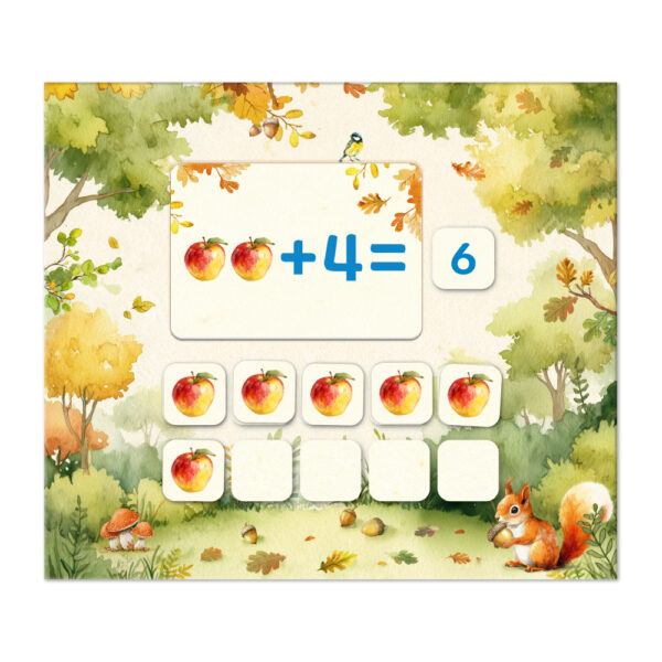 Розвиваюча магнітна гра Dodo Рахунок в межах 10 рахунок Розвиваюча магнітна гра Dodo Рахунок в межах 10 рахунок