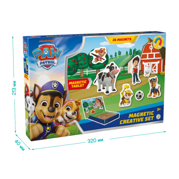 Магнітна гра з планшеткою "Paw Patrol. Пригоди на фермі" 200639 "DoDo", гра розмір Магнітна гра з планшеткою "Paw Patrol. Пригоди на фермі" 200639 "DoDo", гра розмір
