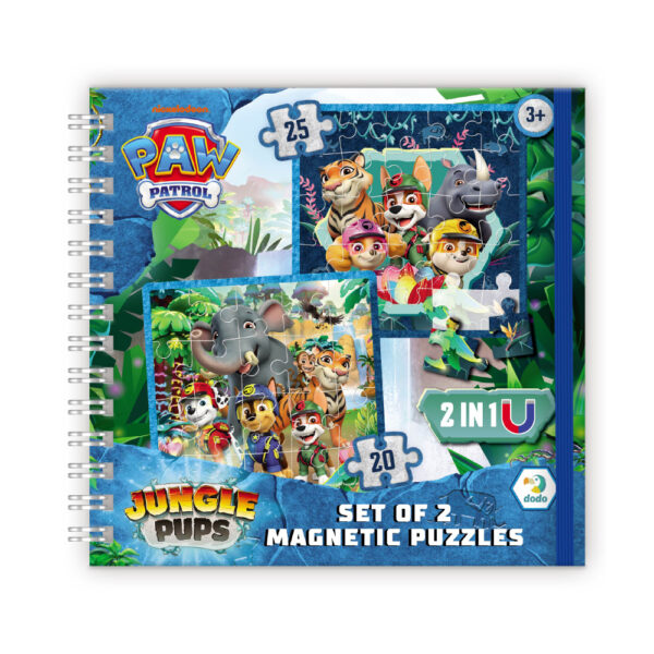 Магнітний пазл Dodo Paw Patrol Лапи джунглів книжечка