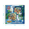 Магнітний пазл Dodo Paw Patrol Лапи джунглів книжечка розмір