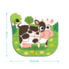 Пазл 4в1 Dodo Baby puzzle День на фермі 300687 розмір пазла