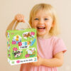 Пазл 4в1 Dodo Baby puzzle День на ферме для детей от 18 месяцев.