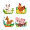 Пазл 4в1 Dodo Baby puzzle Сільські тварини 2
