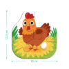Пазл 4в1 Dodo Baby puzzle Сільські тварини пазл розмір