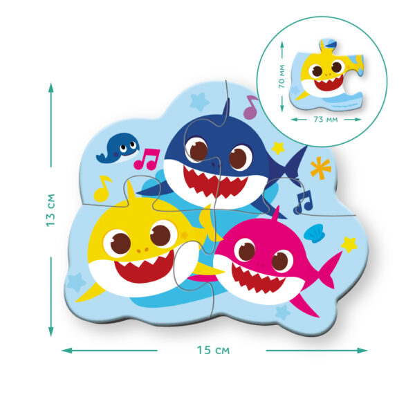Пазл Dodo Baby Shark_200587_розмір_елемента